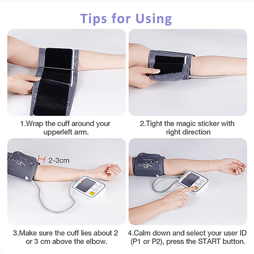 U80EH Blood Pressure Monitor is suitable for family health management, with 90 memories and large screen. 