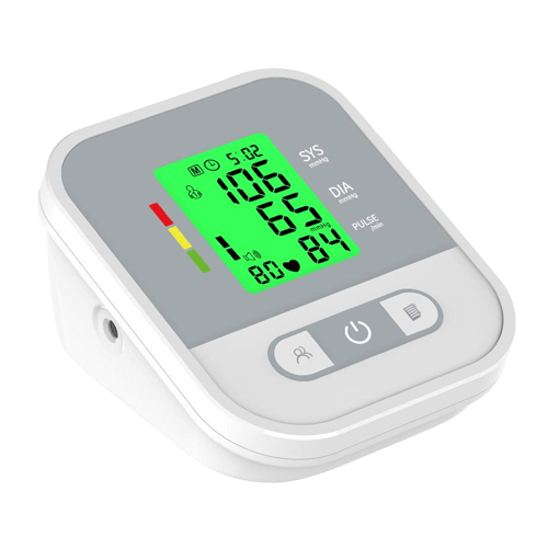 3 colors backlit display Blood Pressure Monitor