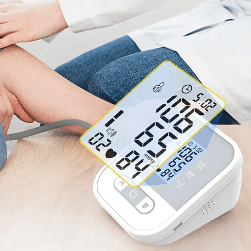 3 colors backlit display Blood Pressure Monitor
