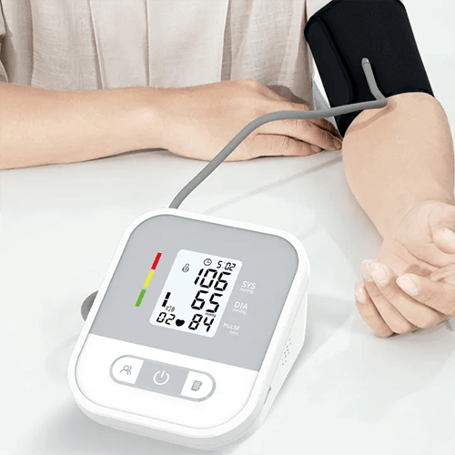 3 colors backlit display Blood Pressure Monitor
