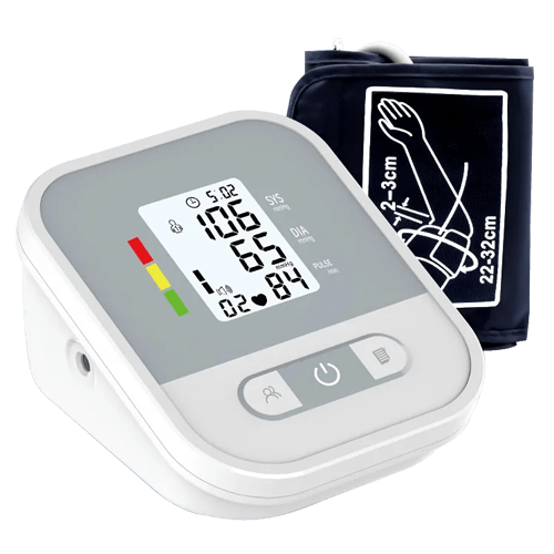 3 colors backlit display Blood Pressure Monitor