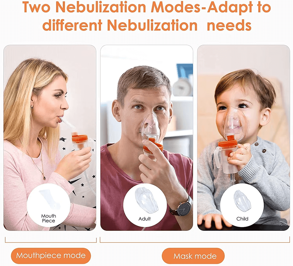 Compressed nebulizers use compressed air to break down liquids into fine droplets, which is called atomization.