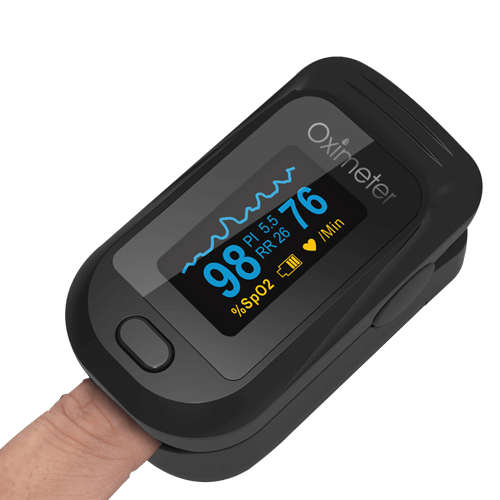 Pulse Oximeter to measures the SpO2 and heart rate