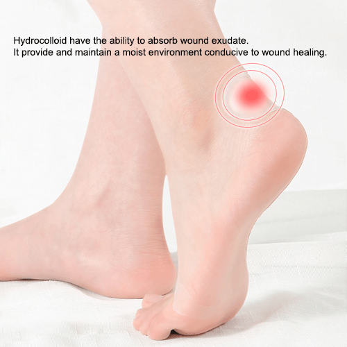 Hydrocolloid blister plaster helps heal and prevent blisters. Provide instant relief from painful blisters. Keep the wound from dirt,germs and bacteria.