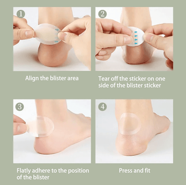 How to use Hydrocolloid Blister Patches?