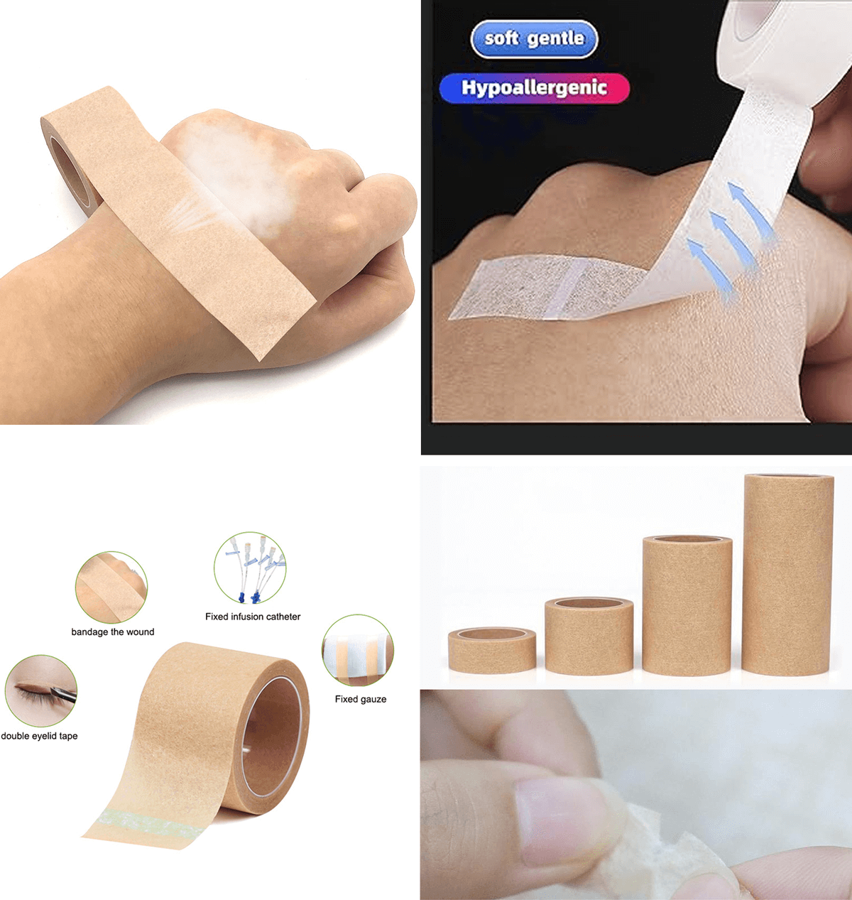 Nonwoen Medical Tapes are made from synthetic fibers like polyester, nylon, polypropylene, or a blend of these, which are intertwined into a web rather than woven into yarns.